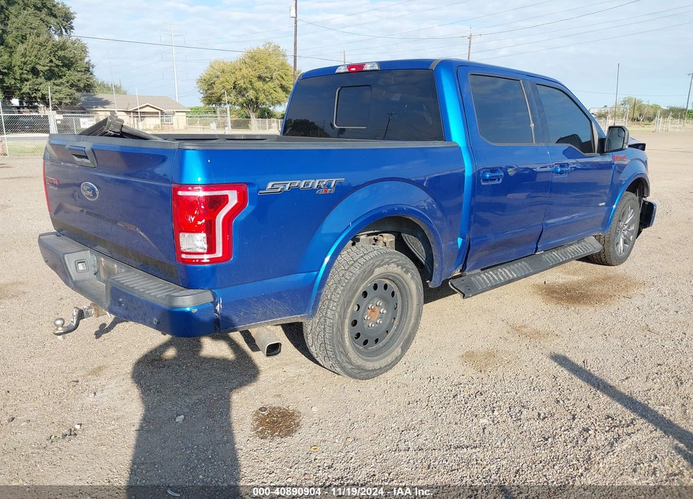 2017 FORD F-150 XLT VIN: 1FTEW1EP8HFA23941