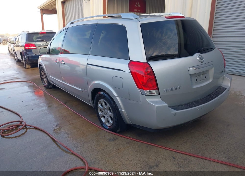 2007 NISSAN QUEST 3.5 SL VIN: 5N1BV28U67N140379
