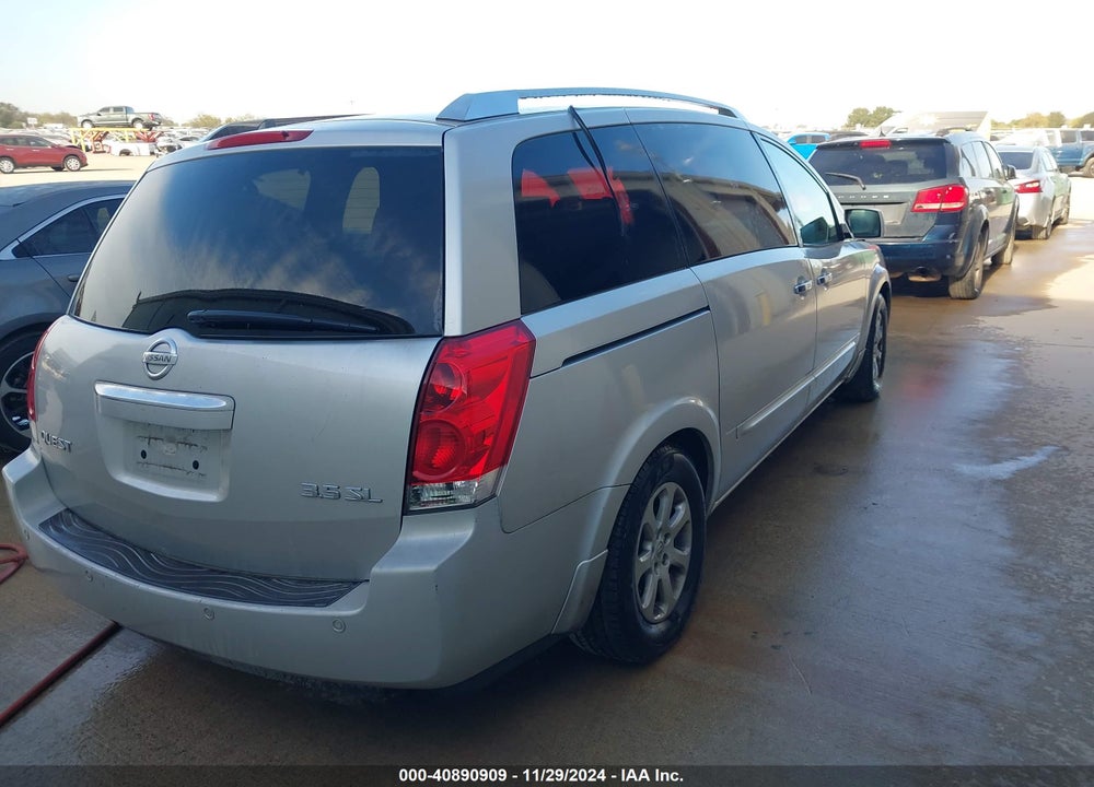 2007 NISSAN QUEST 3.5 SL VIN: 5N1BV28U67N140379