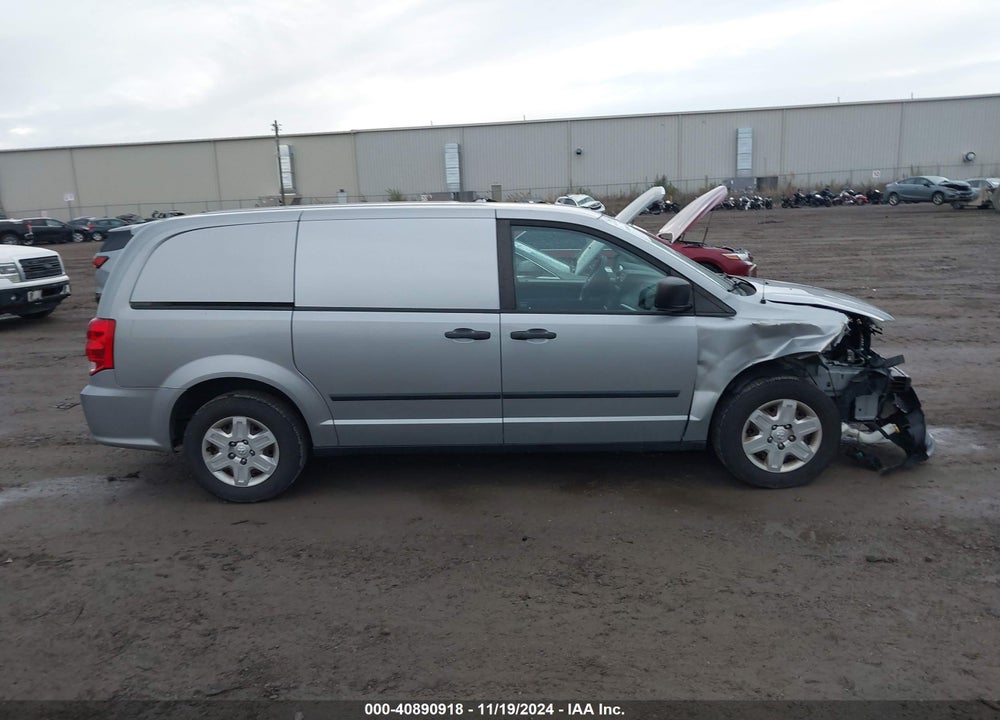 2013 RAM CARGO TRADESMAN VIN: 2C4JRGAG8DR624591