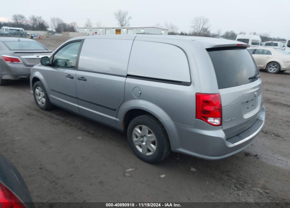 2013 RAM CARGO TRADESMAN VIN: 2C4JRGAG8DR624591
