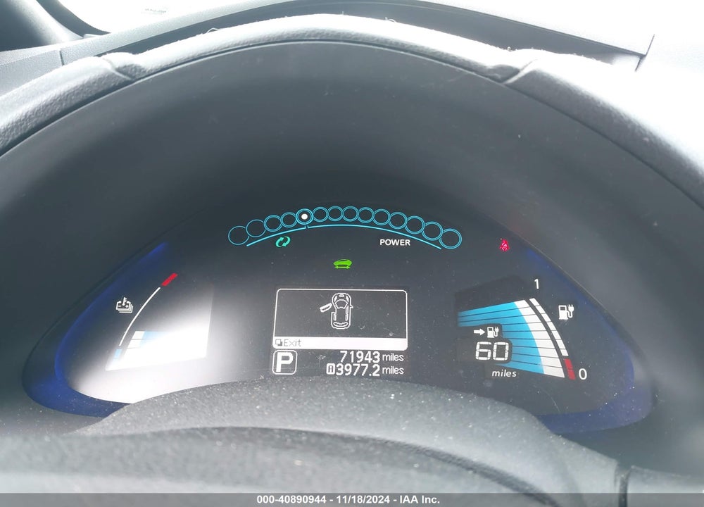 2013 NISSAN LEAF VIN: 1N4AZ0CP7DC415829