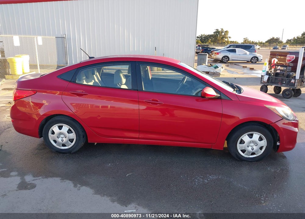 2013 HYUNDAI ACCENT GLS VIN: KMHCT4AE7DU350984