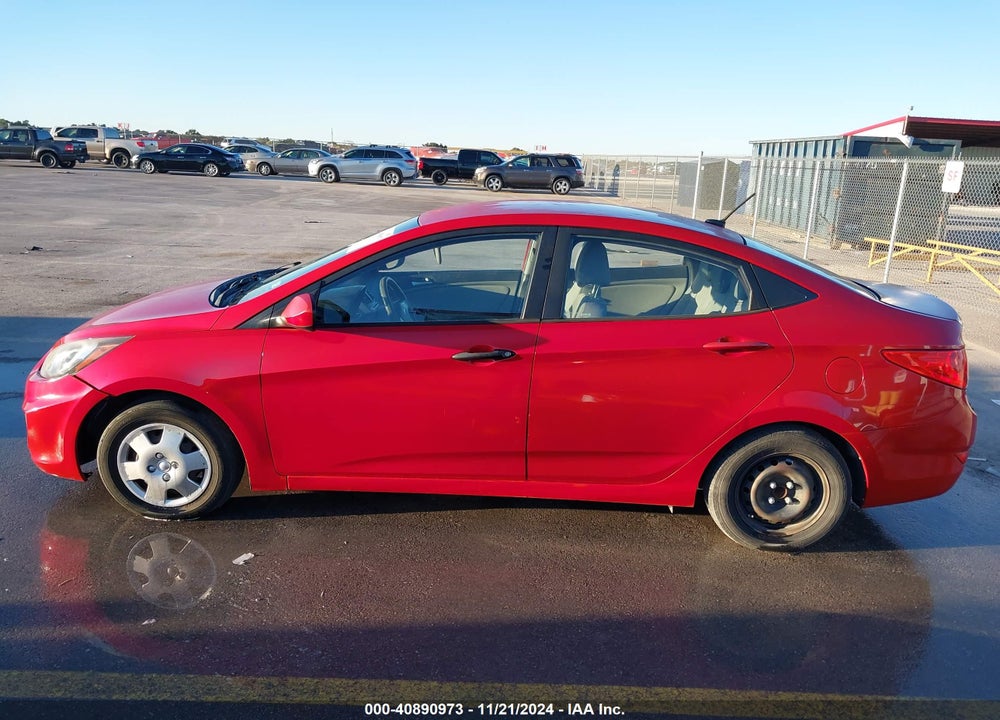 2013 HYUNDAI ACCENT GLS VIN: KMHCT4AE7DU350984
