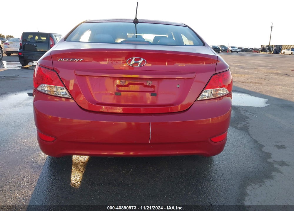 2013 HYUNDAI ACCENT GLS VIN: KMHCT4AE7DU350984