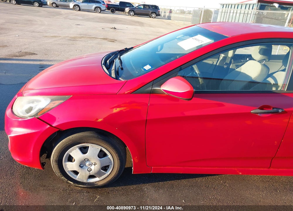2013 HYUNDAI ACCENT GLS VIN: KMHCT4AE7DU350984