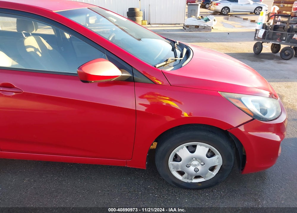 2013 HYUNDAI ACCENT GLS VIN: KMHCT4AE7DU350984