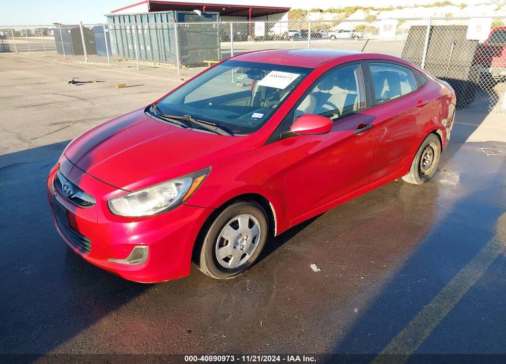 2013 HYUNDAI ACCENT GLS VIN: KMHCT4AE7DU350984