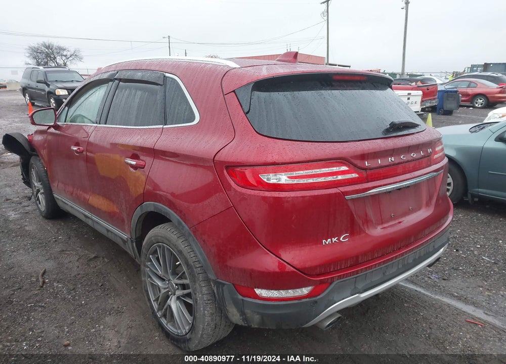 2019 LINCOLN MKC RESERVE VIN: 5LMCJ3C95KUL48516