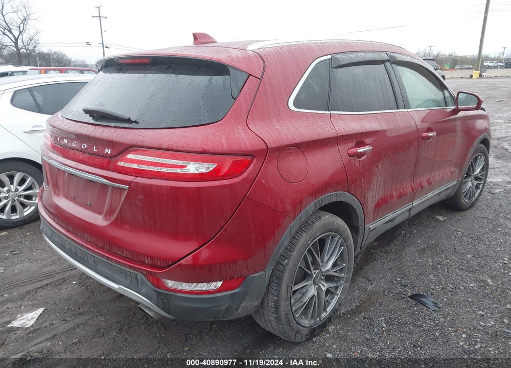 2019 LINCOLN MKC RESERVE VIN: 5LMCJ3C95KUL48516