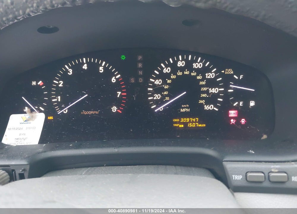 2004 LEXUS LS 430 VIN: JTHBN36F640172514