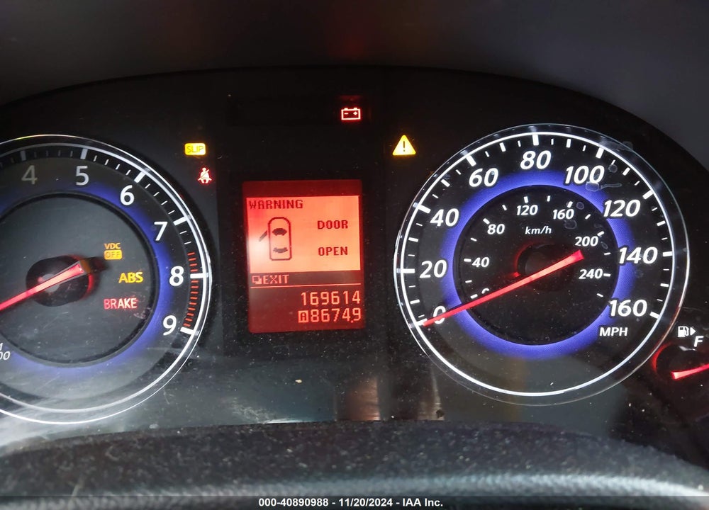 2008 INFINITI G35 JOURNEY VIN: JNKBV61E98M203723