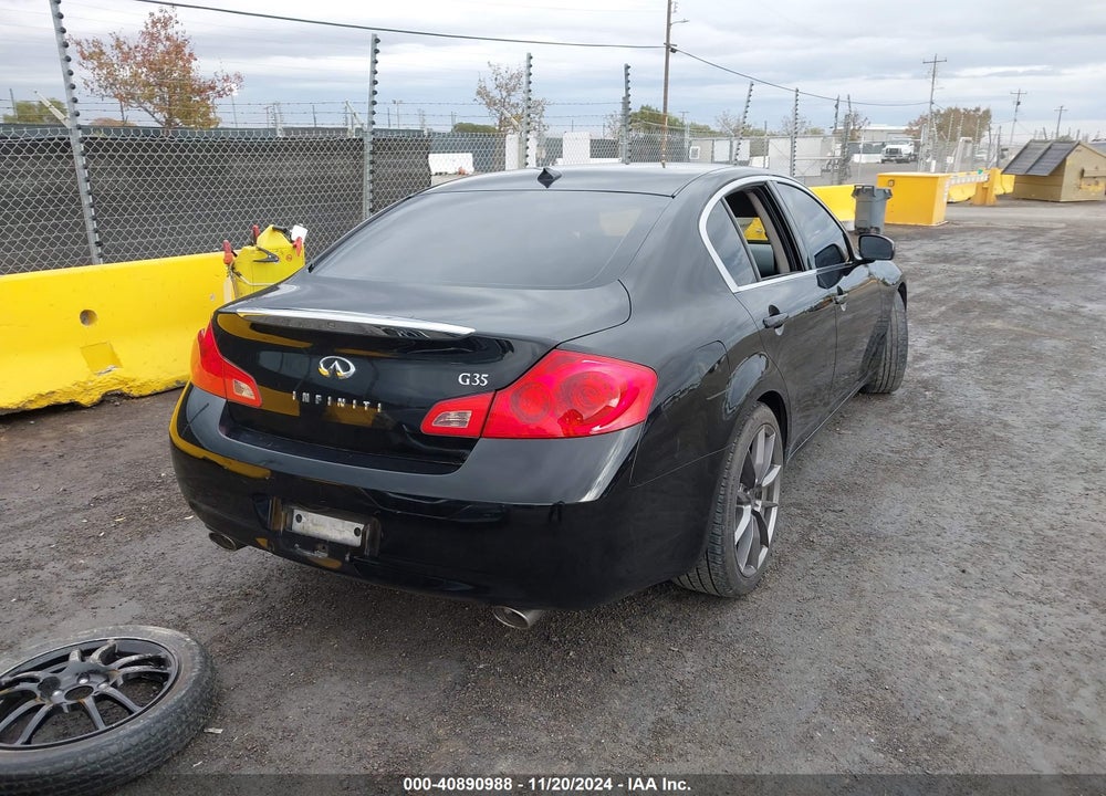 2008 INFINITI G35 JOURNEY VIN: JNKBV61E98M203723