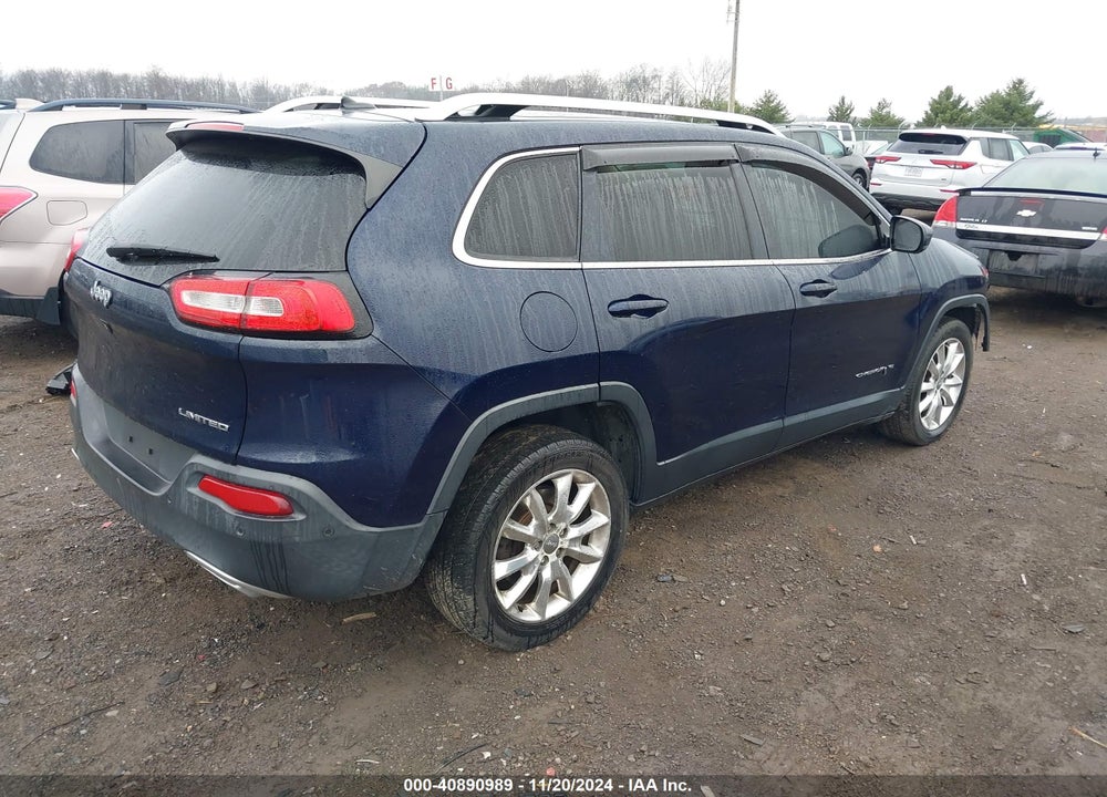 2015 JEEP CHEROKEE LIMITED VIN: 1C4PJLDSXFW585233
