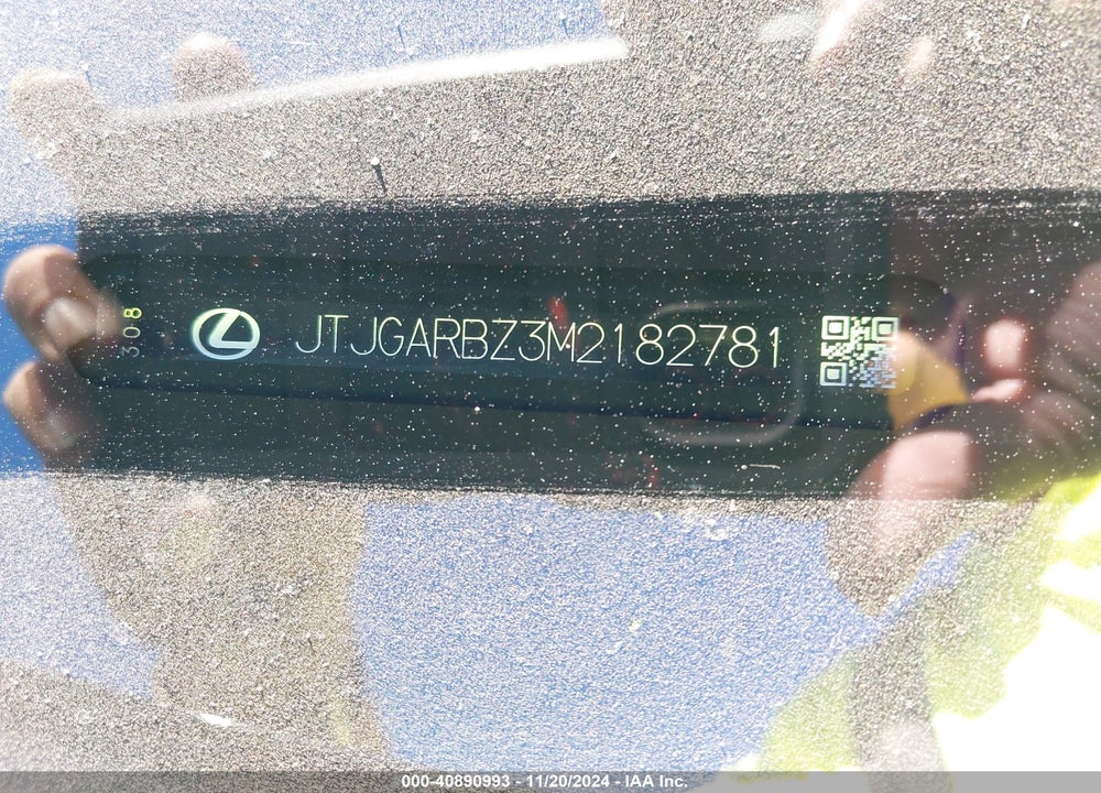 2021 LEXUS NX 300 VIN: JTJGARBZ3M2182781