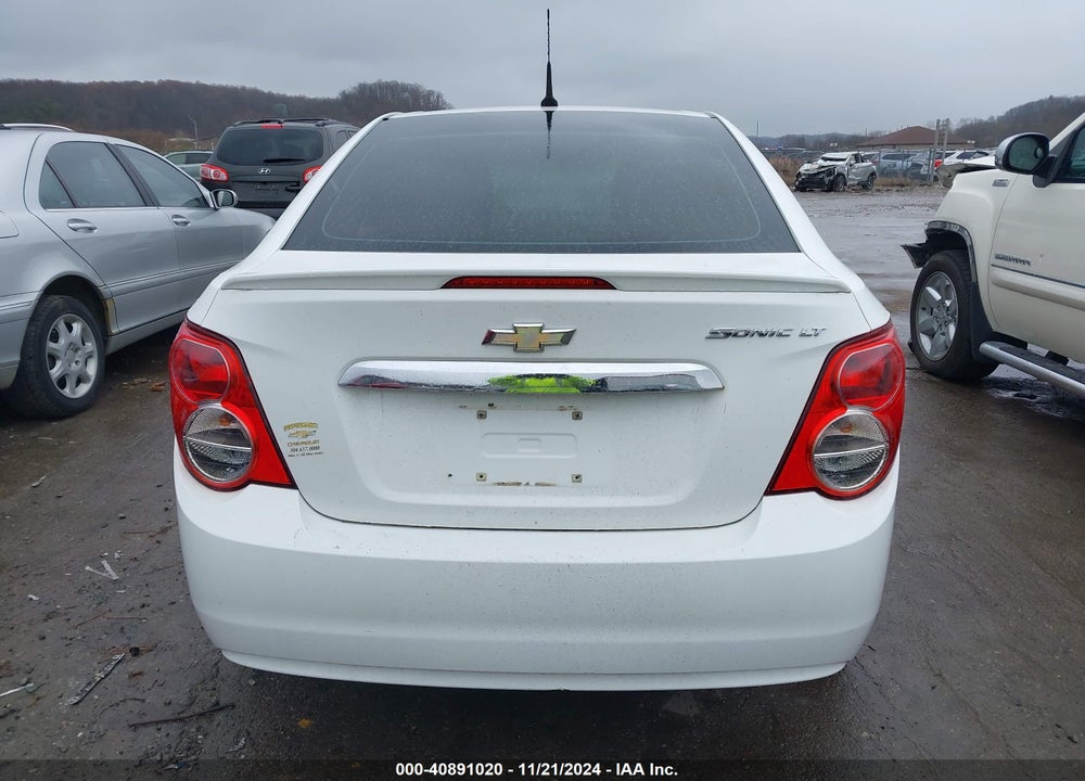 2014 CHEVROLET SONIC LT MANUAL VIN: 1G1JD5SH7E4145280
