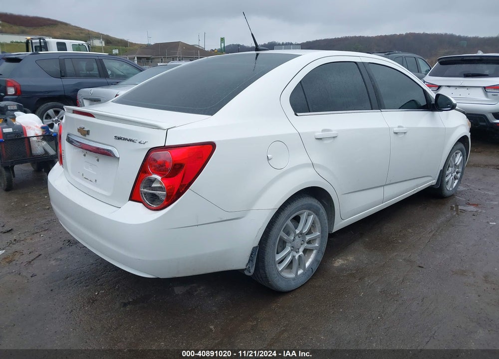 2014 CHEVROLET SONIC LT MANUAL VIN: 1G1JD5SH7E4145280