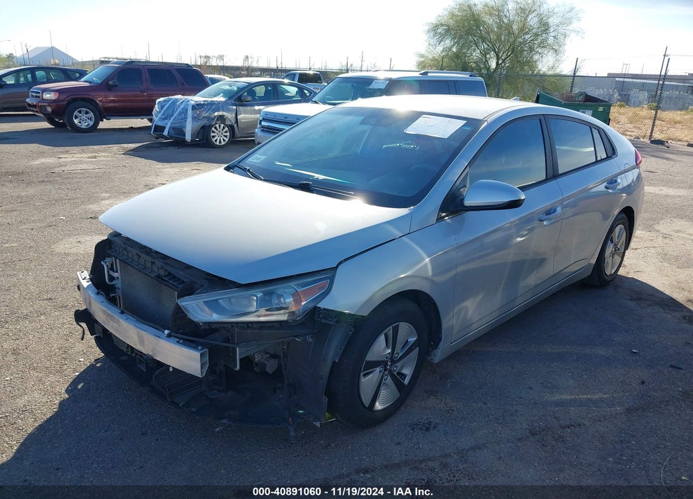2018 HYUNDAI IONIQ HYBRID BLUE VIN: KMHC65LC2JU066117