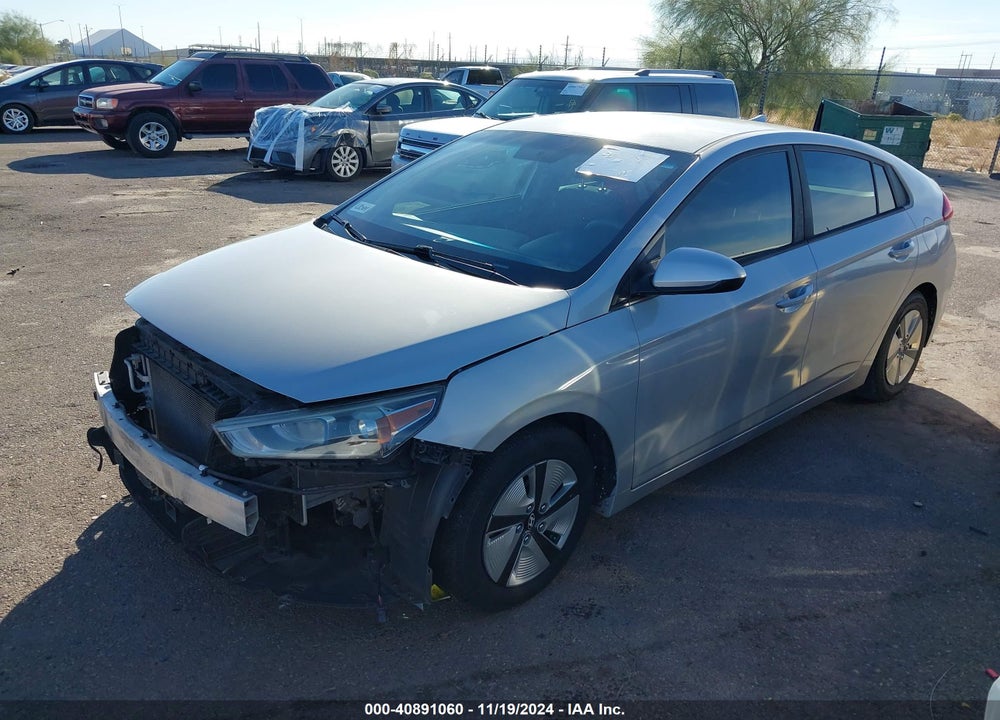 2018 HYUNDAI IONIQ HYBRID BLUE VIN: KMHC65LC2JU066117