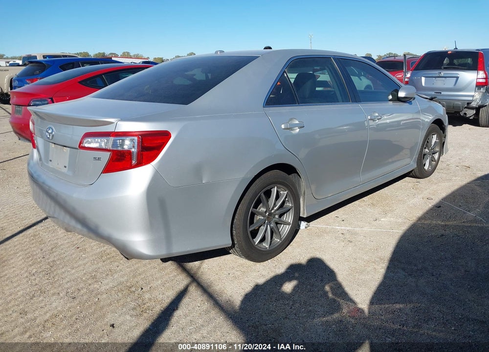 2012 TOYOTA CAMRY SE VIN: 4T1BF1FK2CU074874