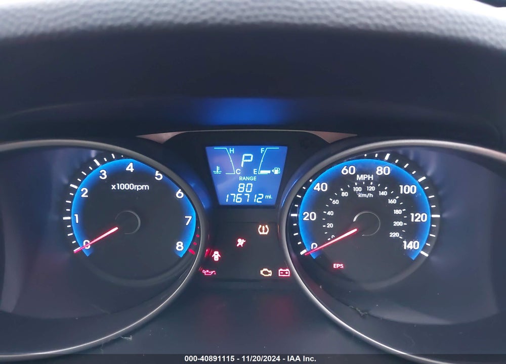2011 HYUNDAI TUCSON GLS VIN: KM8JU3AC1BU129732