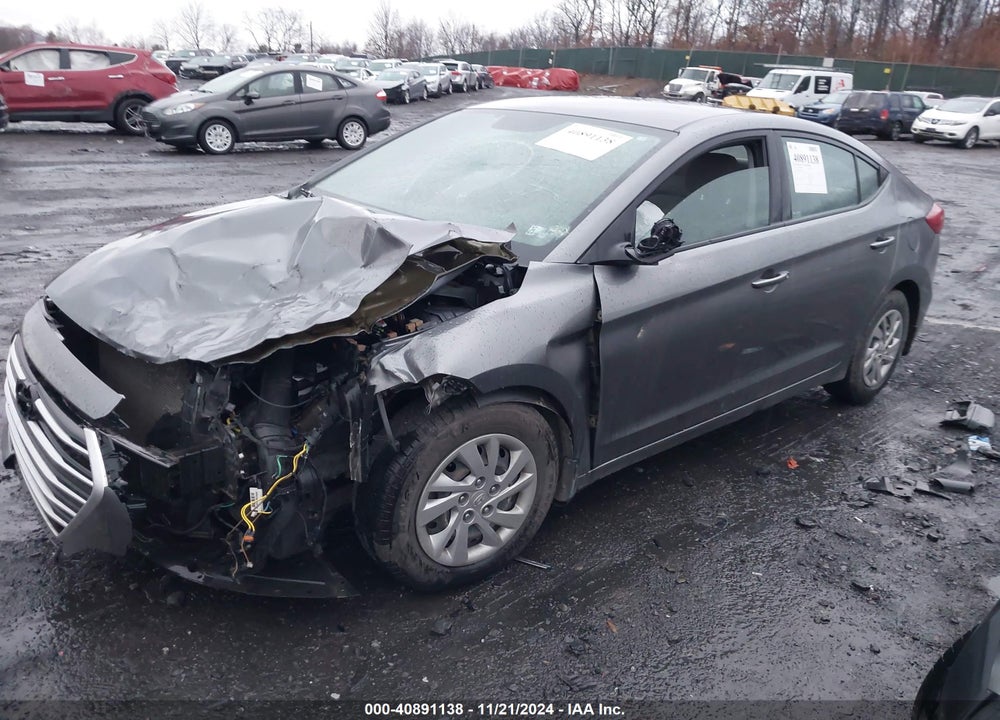 2018 HYUNDAI ELANTRA SE VIN: 5NPD74LF5JH264713