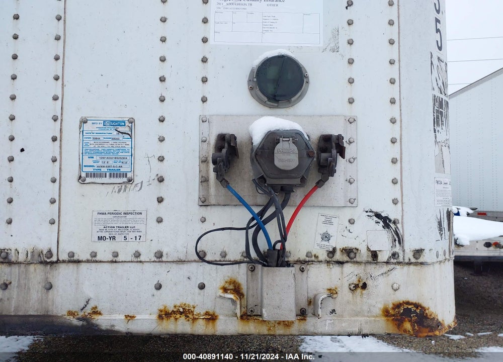 2011 STOUGHTON TRAILERS INC --- VIN: 1DW1A5321BS252904