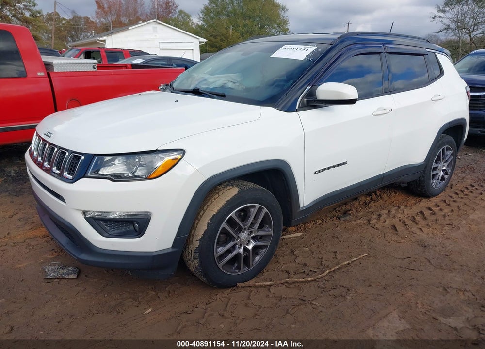 2018 JEEP COMPASS LATITUDE 4X4 VIN: 3C4NJDBB0JT206531