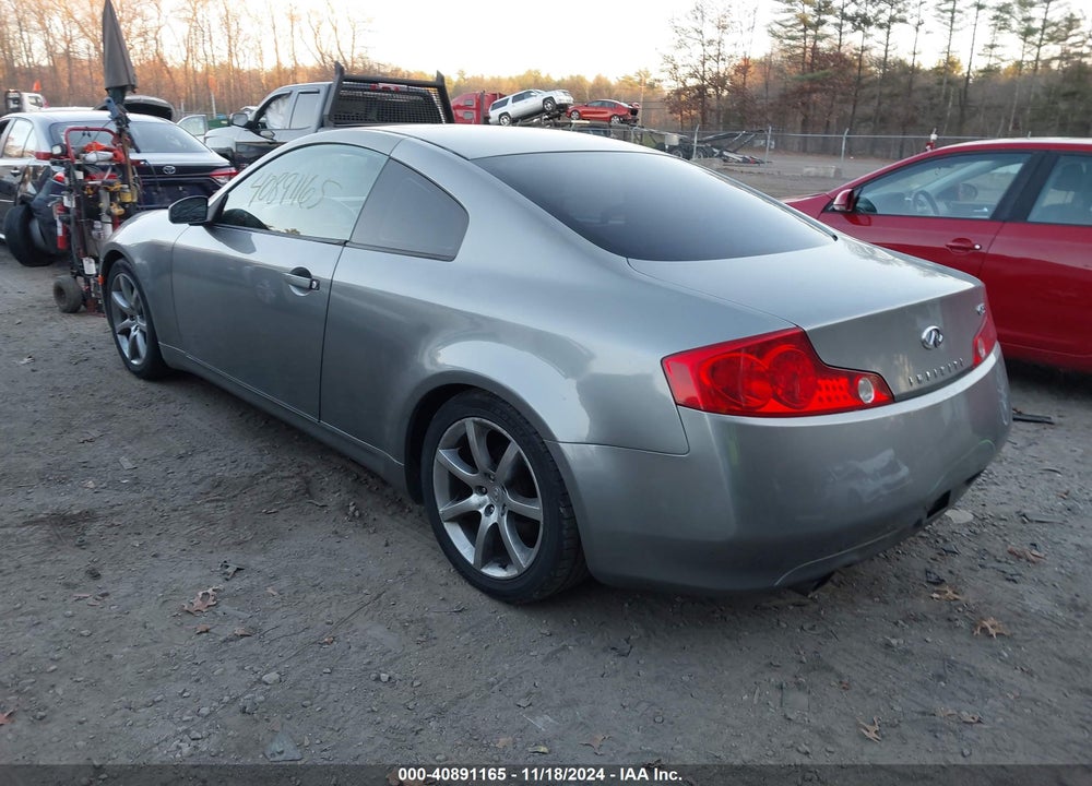 2003 INFINITI G35 BASE W/LEATHER VIN: JNKCV54E73M218238