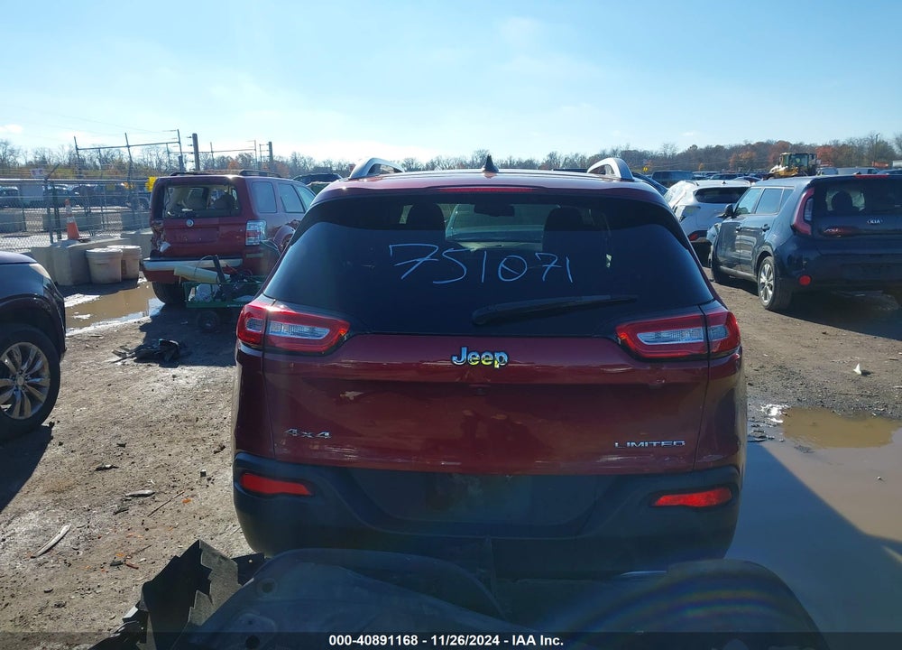 2015 JEEP CHEROKEE LIMITED VIN: 1C4PJMDS0FW751071