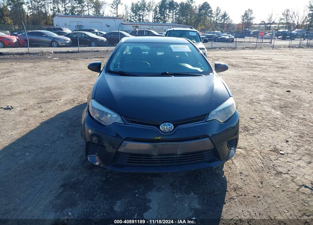 2016 TOYOTA COROLLA LE VIN: 2T1BURHEXGC608853