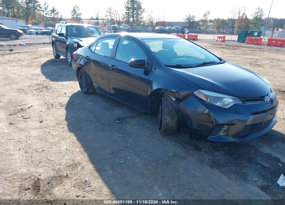 2016 TOYOTA COROLLA LE VIN: 2T1BURHEXGC608853