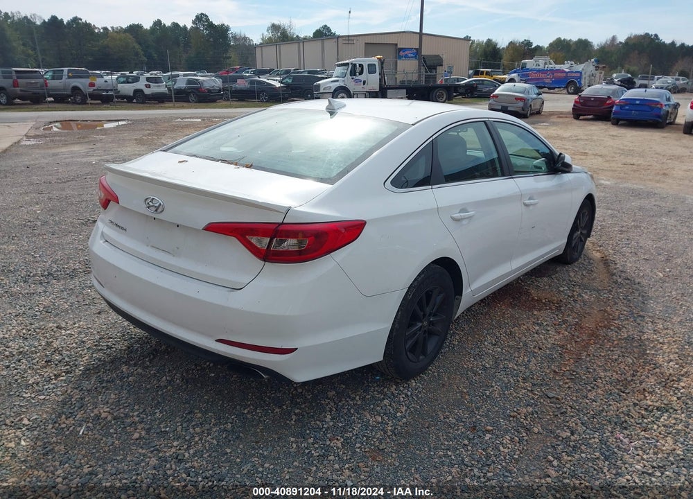 2016 HYUNDAI SONATA SE VIN: 5NPE24AF7GH318639