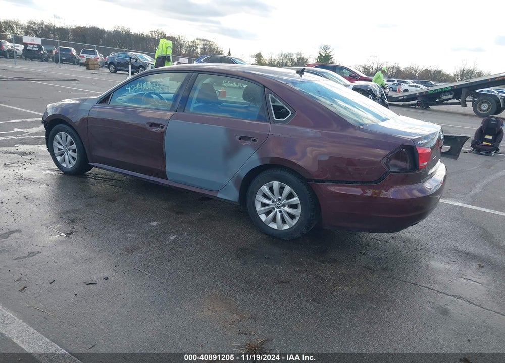 2012 VOLKSWAGEN PASSAT 2.5L S VIN: 1VWAH7A3XCC067347