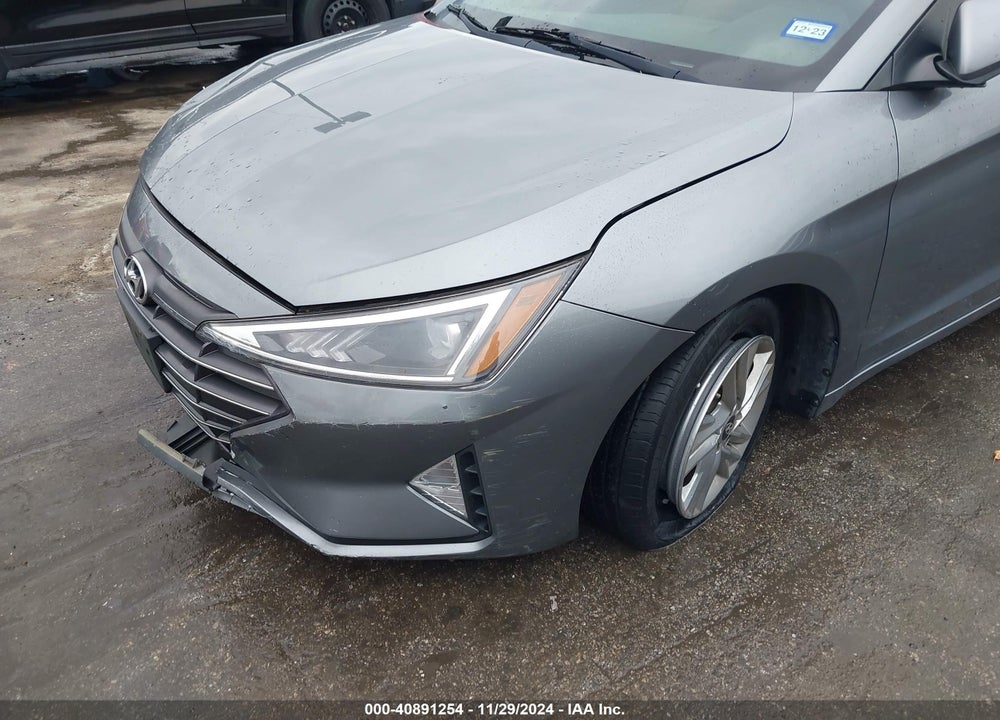 2019 HYUNDAI ELANTRA SEL VIN: KMHD84LF9KU737514