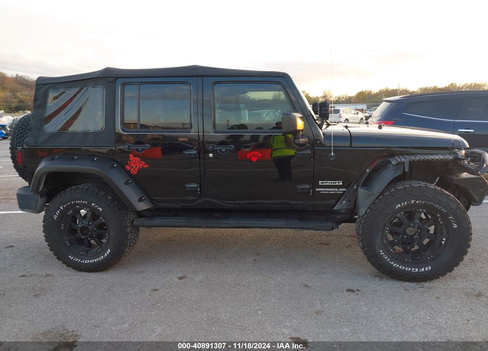 2017 JEEP WRANGLER UNLIMITED SPORT 4X4 VIN: 1C4BJWDG0HL591313