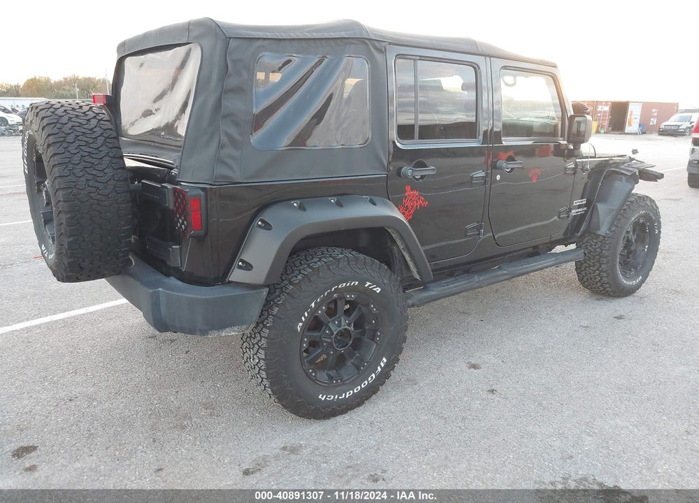 2017 JEEP WRANGLER UNLIMITED SPORT 4X4 VIN: 1C4BJWDG0HL591313