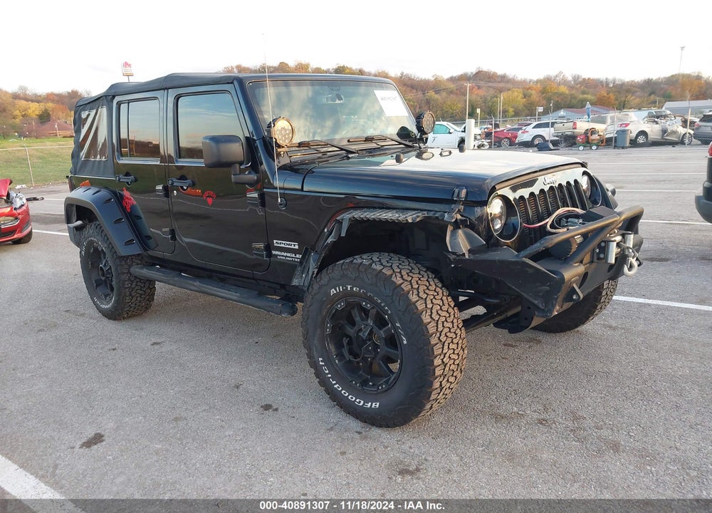 2017 JEEP WRANGLER UNLIMITED SPORT 4X4 VIN: 1C4BJWDG0HL591313