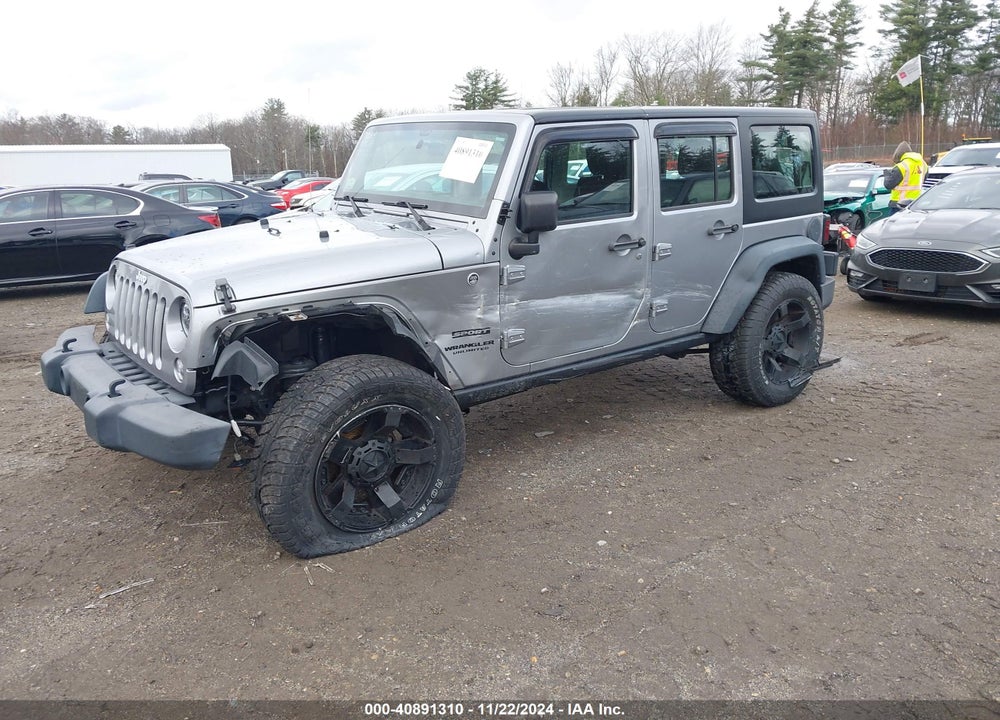 2014 JEEP WRANGLER UNLIMITED SPORT VIN: 1C4BJWDG5EL171252