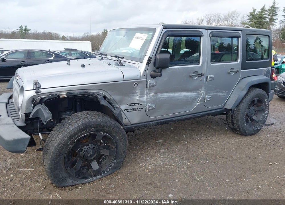 2014 JEEP WRANGLER UNLIMITED SPORT VIN: 1C4BJWDG5EL171252
