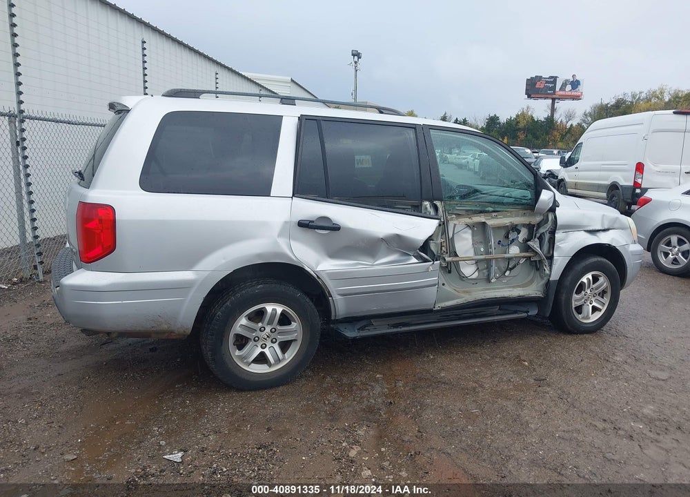 2003 HONDA PILOT EX-L VIN: 2HKYF18503H589856