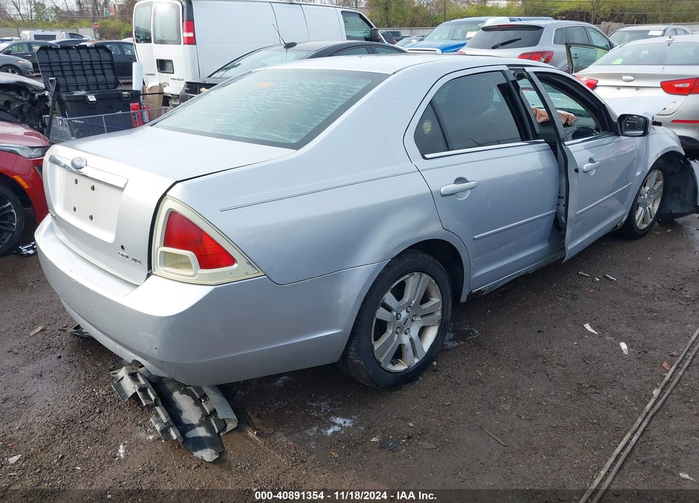 2006 FORD FUSION SEL VIN: 3FAFP081X6R205892