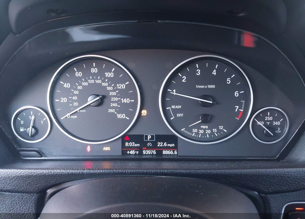 2018 BMW 320I VIN: WBA8E1G54JNU91167