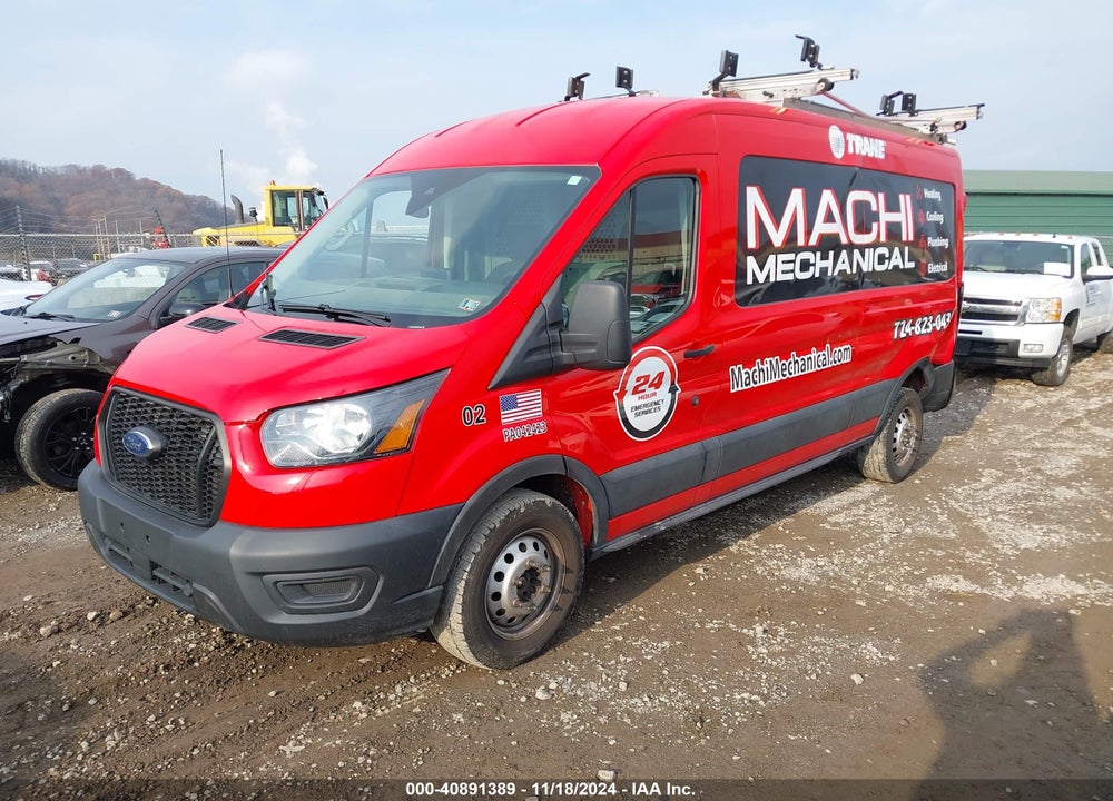 2021 FORD TRANSIT-250 CARGO VAN VIN: 1FTBR2CG7MKA71662