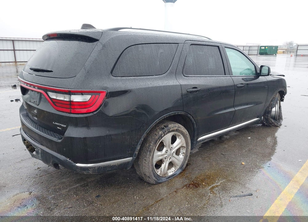 2014 DODGE DURANGO LIMITED VIN: 1C4RDJDG1EC349697