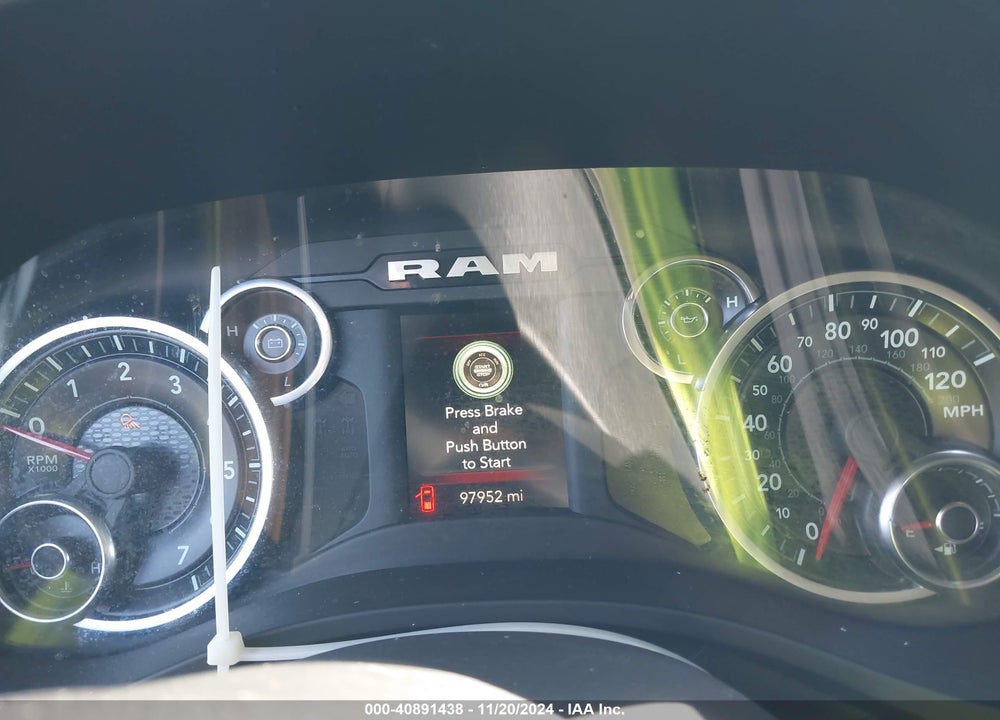 2019 RAM 1500 BIG HORN/LONE STAR 4X4 5'7 BOX VIN: 1C6SRFFT5KN573542