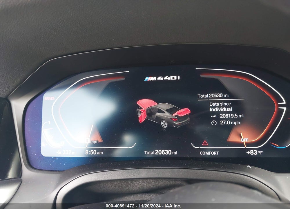2023 BMW M440I XDRIVE VIN: WBA13AR01PCL90729