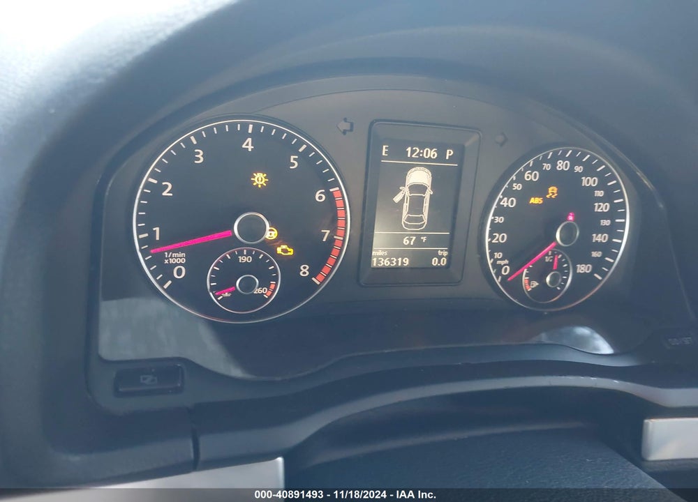 2012 VOLKSWAGEN EOS KOMFORT VIN: WVWBW7AH4CV002572