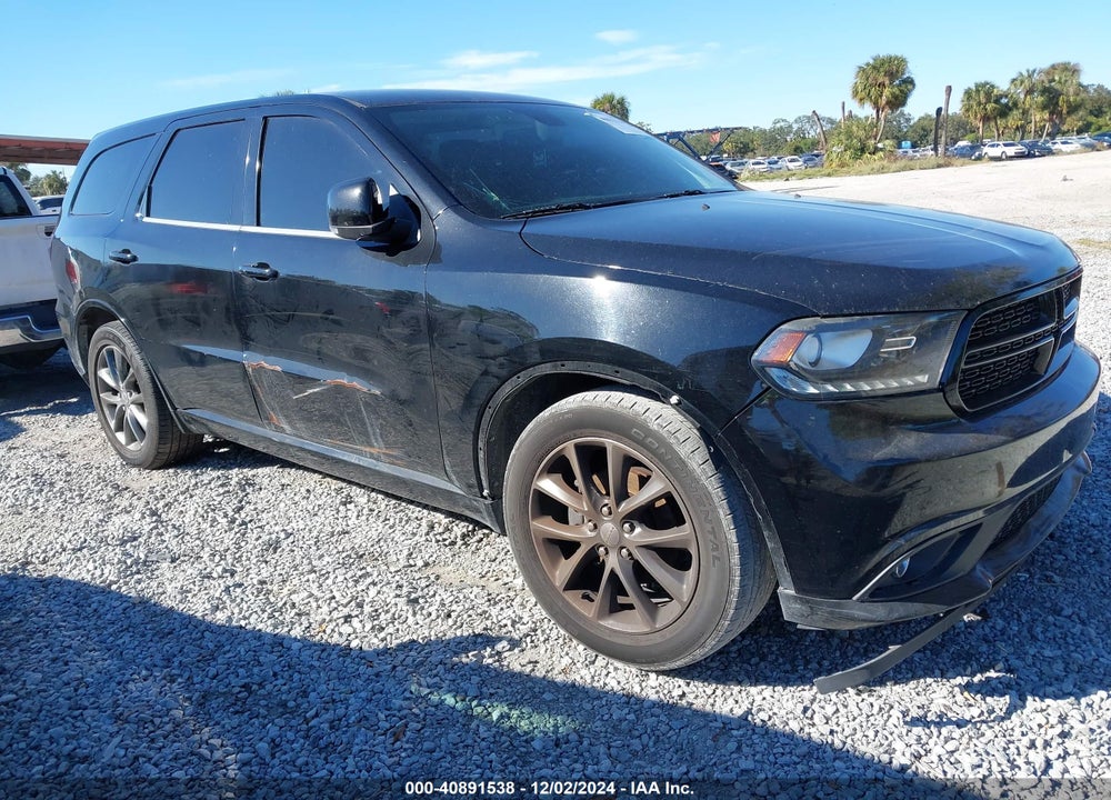 2017 DODGE DURANGO GT RWD VIN: 1C4RDHDGXHC869524