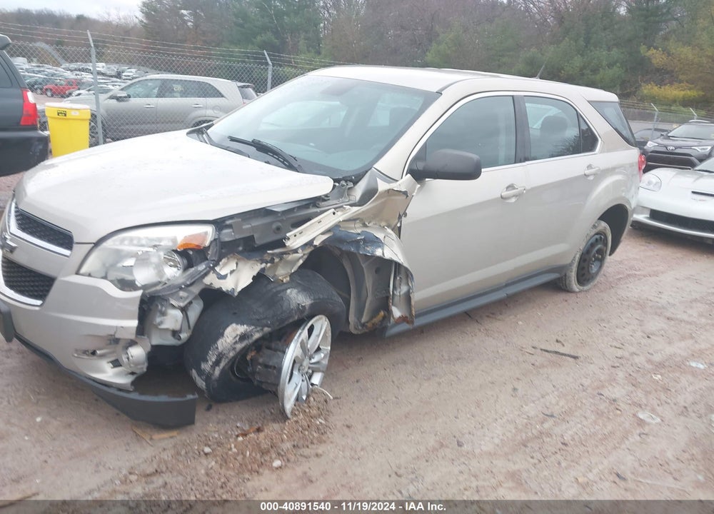 2012 CHEVROLET EQUINOX LS VIN: 2GNALBEK0C1147081